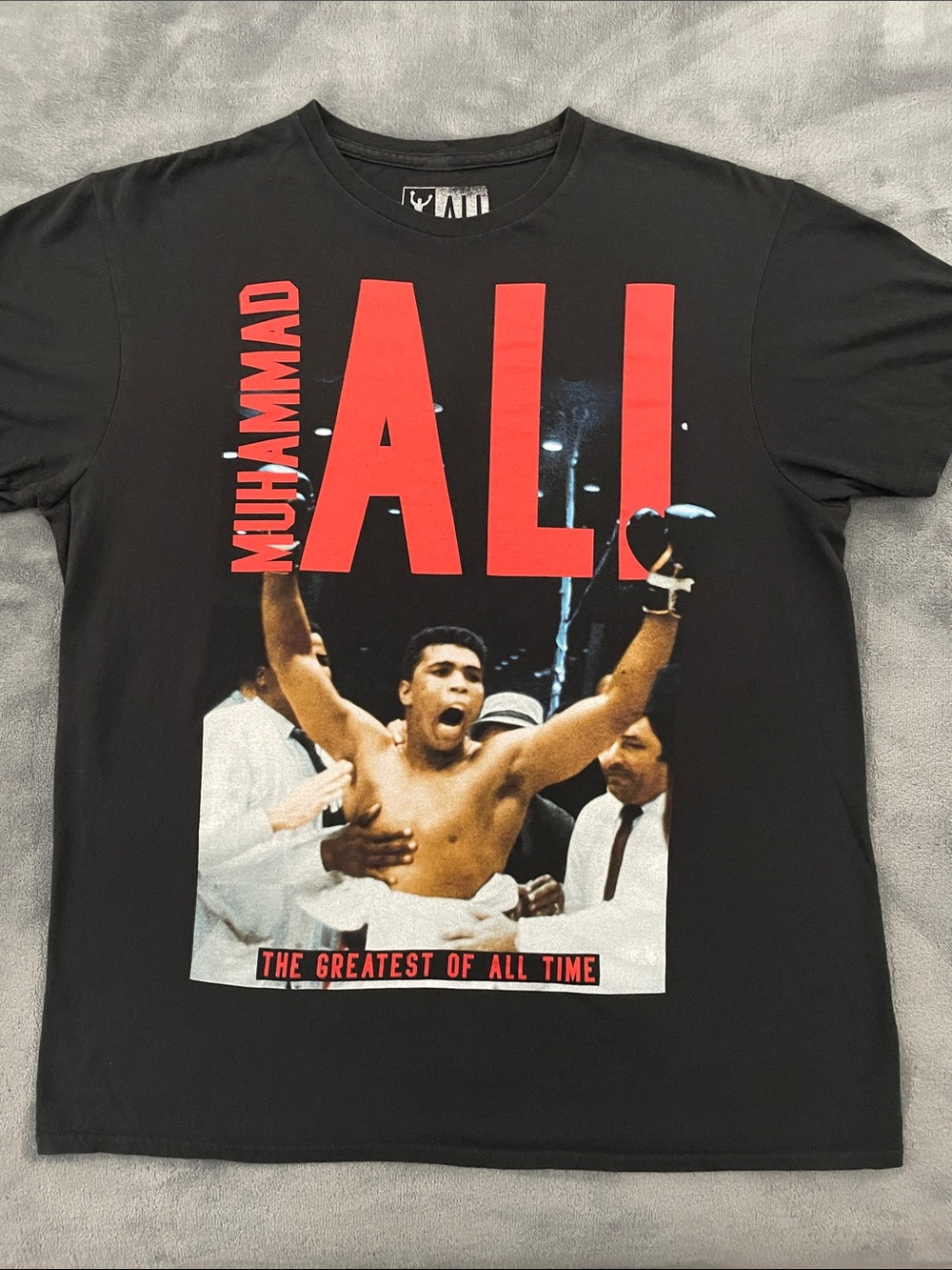 Muhammad Ali Black Graphic Tee